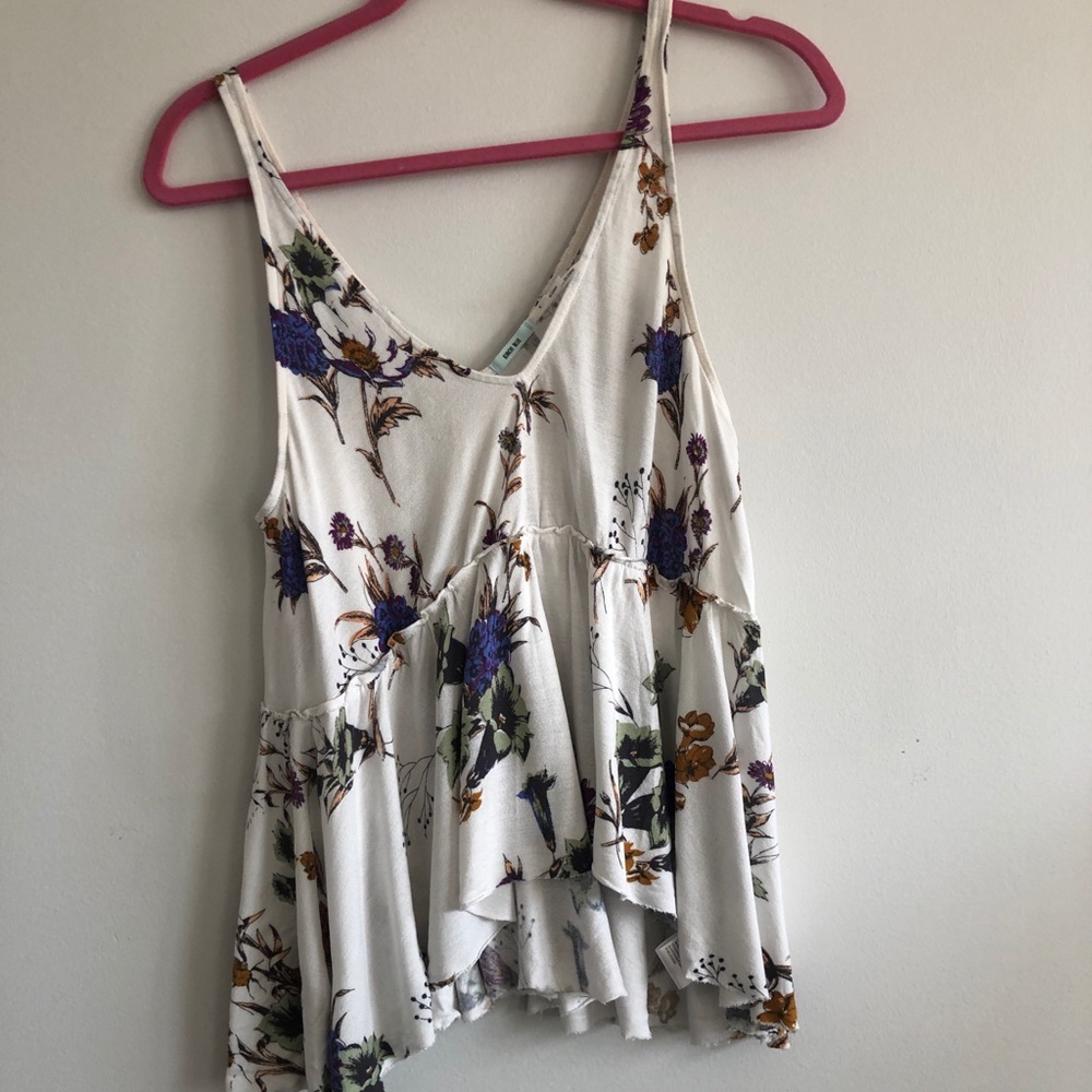 Urban Outfitters Kimchi Blue Floral Swing Tank
